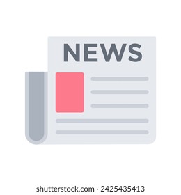 news paper icon design vector template