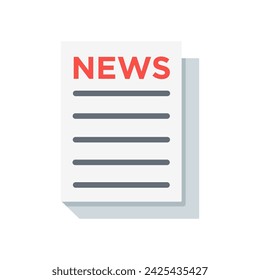 news paper icon design vector template