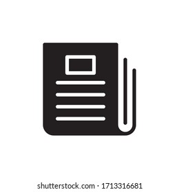 News Paper Icon In Trendy  Design Vector Eps 10