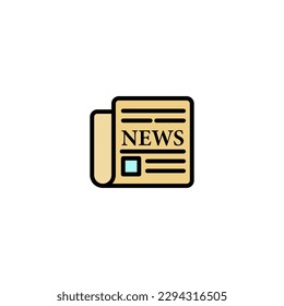 news paper icon vector design templates