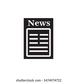 News Paper Icon.Ilustration - vector,EPS 10.