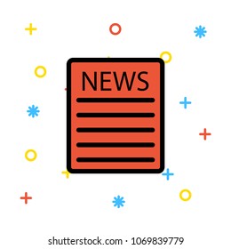 news paper press document 
