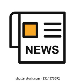 News Paper Vector Icon