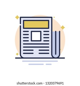 News Paper Vector Icon