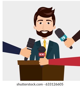news presenter avatar character