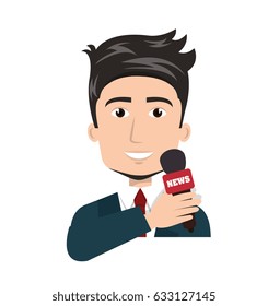 news presenter avatar character