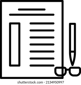 News Publication icon vector illustration