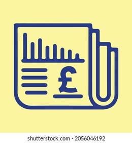 News Related to British Currency Pound. British Pound money. Big pile of cash. Currency. Vector illustration. Can be used for web, mobile, infographic and print.