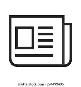 News, report, media icon vector image.Can also be used for admin dashboard. Suitable for mobile apps, web apps and print media.