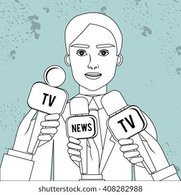 news reporter design 