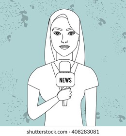 news reporter design 