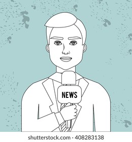 news reporter design 