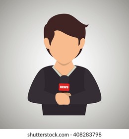 news reporter design 