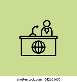 news reporter icon