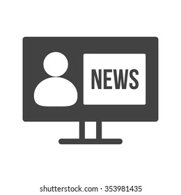 News, reporter, journalist icon vector image.Can also be used for IT and communication. Suitable for web apps, mobile apps and print media.