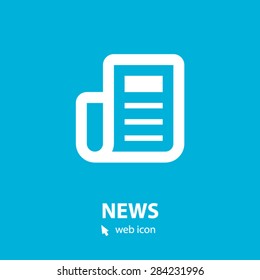 news and reviews vector app web line vector icon for websites and apps mobile minimalistic flat design