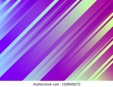 News screensaver, diagonal lines, motion effect, abstract color background with stripes, geometric minimal banner, gradient backdrop. Vector illustration