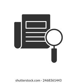 News Search Icon Sign Symbol