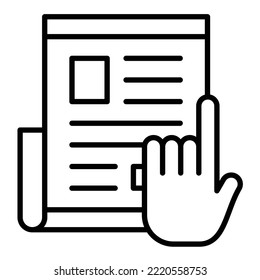 News Sibscription icon vector image. Can also be used for web apps, mobile apps and print media.
