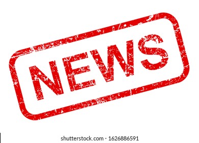 News stamp icon sign – stock vector