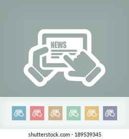 News tablet website