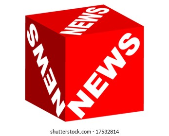 NEWS-Text auf Kästchen