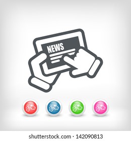 News touchscreen