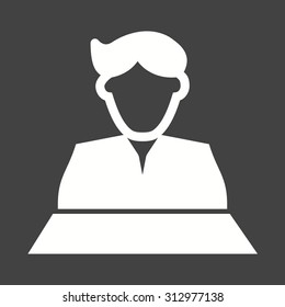News, tv, anchor icon vector image. Can also be used for professionals. Suitable for web apps, mobile apps and print media.