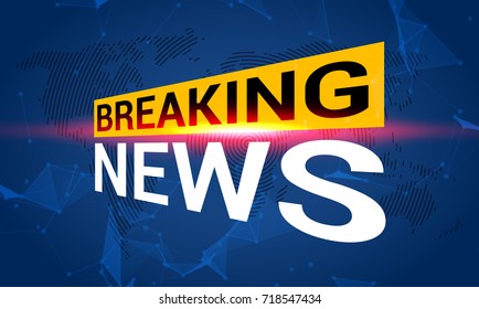 News tv, breaking news, broadcast channel headline.