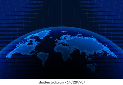 News vector background, breaking news. Can be used for blog background or technological or business news article backdrop.