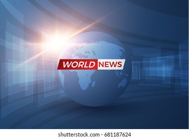 News vector background, breaking news. Can be used for blog background or technological or business article backdrop. EPS10