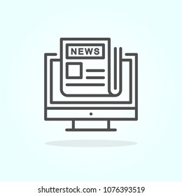 News vector icon
