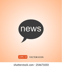 NEWS vector icon