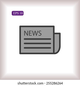 NEWS vector icon