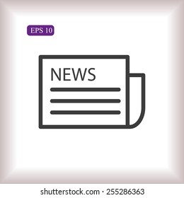 NEWS vector icon
