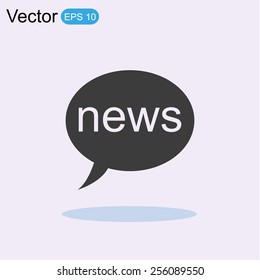 NEWS vector icon