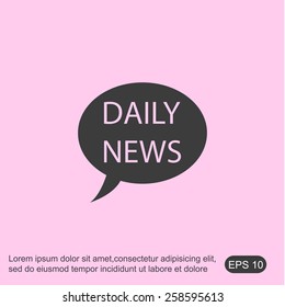 Icono vectorial NEWS