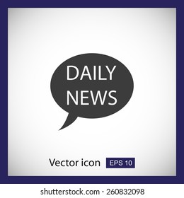 NEWS vector icon