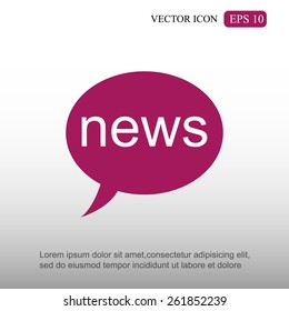 NEWS vector icon