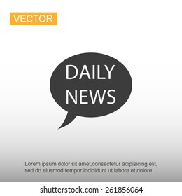 NEWS vector icon