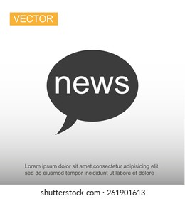 NEWS vector icon