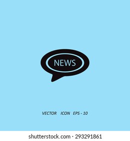 NEWS vector icon