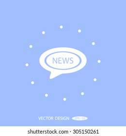 NEWS vector icon