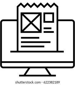 News Vector Icon 