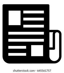 News Vector Icon