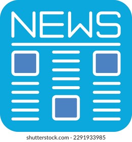 News vector icon. Can be used for printing, mobile and web applications.