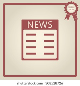 news vector icons
