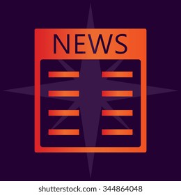 news vector icons