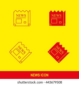 News vector icons.
A lot of icons on a theme the news.
