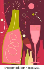 News Years Deep Pink Theme
